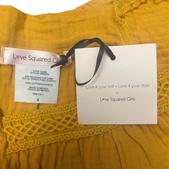 NWT Love Squared Youth Matching Top Shorts Set - Picture 5 of 5